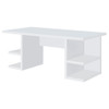 Hannah - 4 Shelf Writing Desk With Open Shelving - White