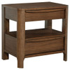 Verona - 2 Drawer Bedside Table With Hidden Storage - Walnut