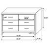 Sherwood - 6 Drawer Dresser