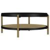 Benson - Round Table With Storage Shelf