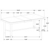 Benson - Extension Leaf Dining Table Set With Chairs
