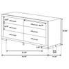 Polk - 6 Drawer Dresser