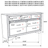 Annie - 9 Drawer Dresser