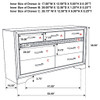 Annie - 9 Drawer Dresser
