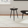 Xander - Triangular Table With Rounded Edges