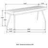 Tufted Cushion Side Bench With Tapered Legs