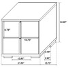 Jeremiah - 2 Drawer Nightstand