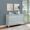 Arabesque - 6 Drawer Dresser - Silver