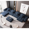 Modern Oversized Diy Combination Modular Sectional Sofa & Pillows