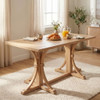 Dining Table With Trestle Base