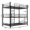 Triple Frame Bed With Built In Ladder