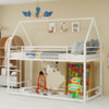 Bunk Bed With Safety Guardrails, No Box Spring Needed
