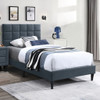 Modern Bed With Adjustable Headboard