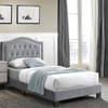 European Style Bed, Button Tufted Headboard