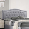 Modern Button Tufted Arch Headboard Bed With Storage Footboard