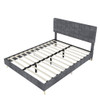 Yungan Lingge Minimalist Soft Pack Headboard Bed