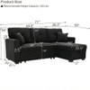 Sleeper Sectional With Pull Out Bed, Reversible Chaise