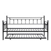 Twin Daybed With Trundle - Black