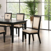 Dining Chairs With Accent Trim (Set of 2) - Espresso