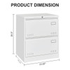 Filing Cabinet Lateral File Cabinet 3 Drawer, Locking Metal File Cabinets Three Drawer, Office Filing Cabinet With Lock Drawers For Home Office