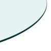 Round Tempered Glass Table Top