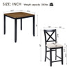 5 Piece Counter Height Dining Table Set With 4 Chairs