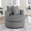 Swivel Upholstered Accent Chair For Living Room