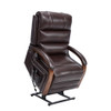 Power Lift Recliner Chair Dual Motor Infinite Position With Heat Massage And Heavy Duty Motion Mechanism - Brown
