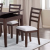 Ladder Back Design Dining Chairs (Set of 2) - Walnut