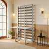 Queen Size Cabinet Wall Bed Mechanism With Desk Panel - Gray