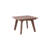 Outdoor Side Table, Wide Tabletop For Patio - Brown