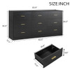 9 Drawer Dresser, Ample Storage For Bedroom