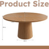 Round Dining Table With Strip Base