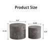 Modern Round Nesting Coffee Table (Set of 2)