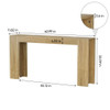 Farmhouse Style Extra Long Walnut Console Table