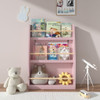 3 Tier Book Shelf, Compact Storage For Bedrooms