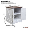 Nightstand With Adjustable Shelf