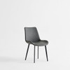 Dining Table Set, Chairs (Set of 2) - Gray
