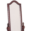Meriwel - Adjustable Full Length Cheval Mirror With Arched Top - Brown