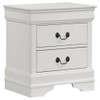 2 Drawer Nightstand - White