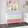 3 Drawer Dresser, Storage Cabinet With Anti Tip Safety