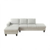 L - Shaped Sectional Sofa With Chaise & Ottoman