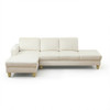 L - Shaped Sectional Sofa With Chaise & Ottoman