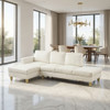 L - Shaped Sectional Sofa With Chaise & Ottoman