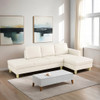 L - Shaped Sectional Sofa With Chaise & Ottoman