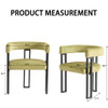 Cushioned Accent Armchairs (Set of 2)