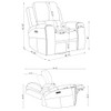Boyce - Triple Power Swivel Recliner With Independent Adjustments
