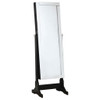 Radavera - Jewelry Cheval Mirror With Tilt Function - Black