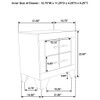 Strout - 2 Drawer Nightstand - Cream
