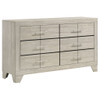 Strout - 6 Drawer Dresser - Cream